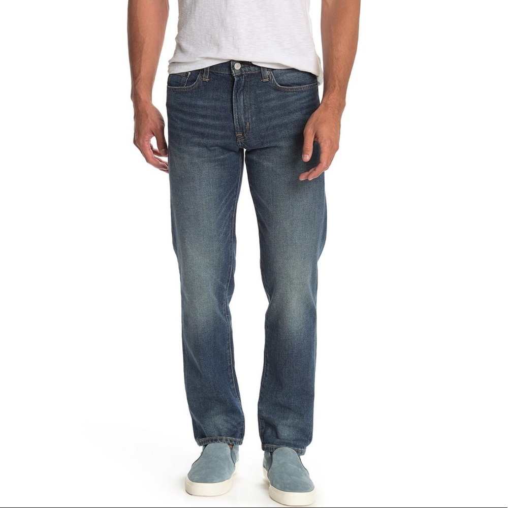 New Frye Men’s Garret Mid Rise Relaxed Fit Jeans